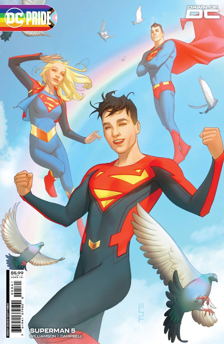 SUPERMAN #5 CVR D W SCOTT FORBES DC PRIDE CARD STOCK VAR