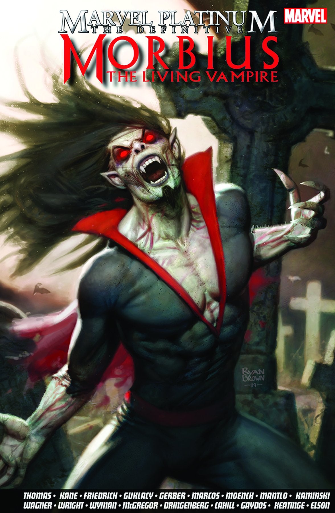MARVEL PLATINUM DEFINITIVE MORBIUS THE LIVING VAMPIRE