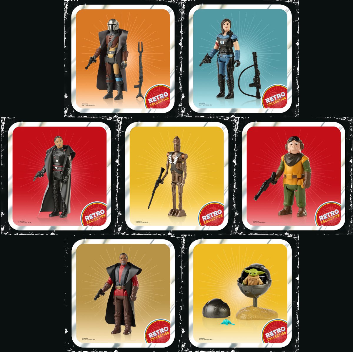 STAR WARS RETRO ASST MANDALORIAN