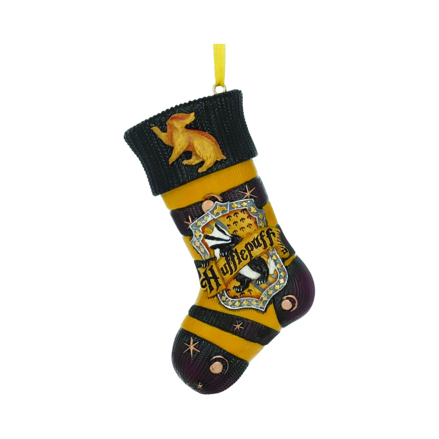 HARRY POTTER HUFFLEPUFF STOCKING ORNAMENT