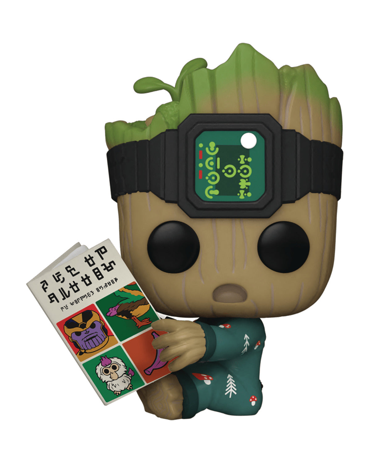 POP MARVEL I AM GROOT GROOT PJS W/ BOOK VINYL FIG