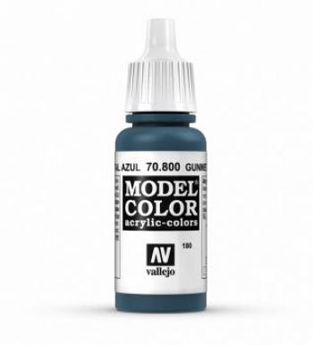 Vallejo AV Vallejo Model Color 17ml - Metallic Gunmetal Blue