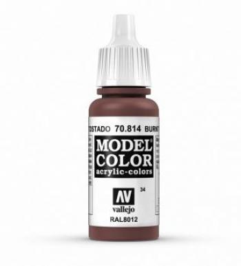 Vallejo AV Vallejo Model Color 17ml - Burnt Cadmium Red