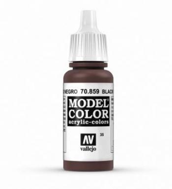 Vallejo AV Vallejo Model Color 17ml - Black Red (Cadmium Brown)