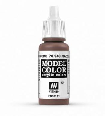 Vallejo AV Vallejo Model Color 17ml - Saddle Brown