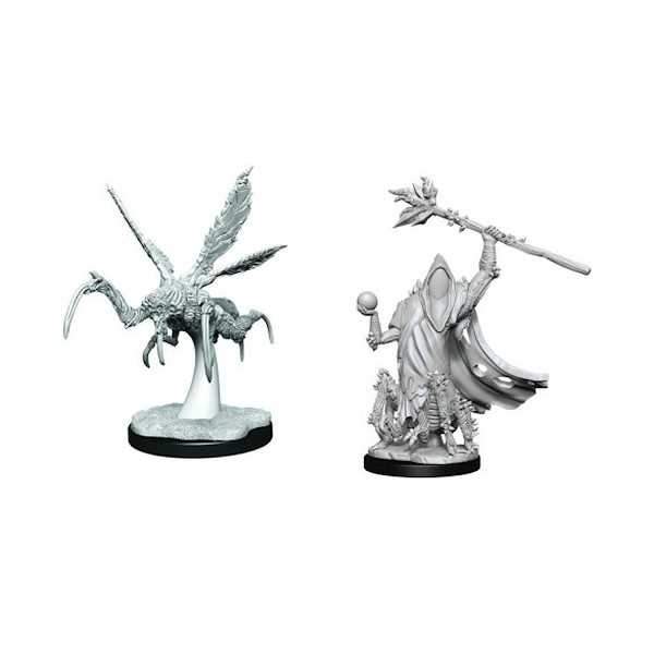 Critical Role Unpainted Miniatures: Core Spawn Emissary and Seer