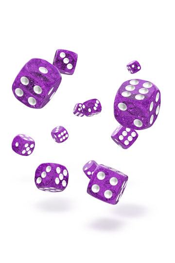 Oakie Doakie Dice D6 Dice 12 mm Speckled - Purple (36)