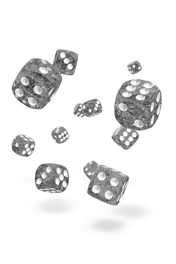 Oakie Doakie Dice D6 Dice 12 mm Speckled - Black (36)