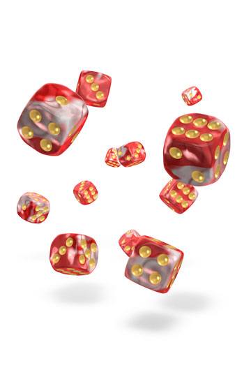 Oakie Doakie Dice D6 Dice 12 mm Gemidice - Red Sky (36)
