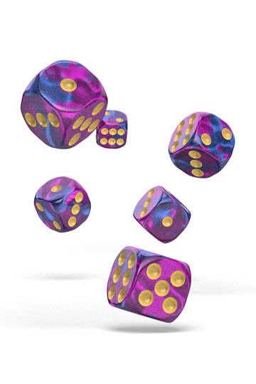 Oakie Doakie Dice D6 Dice 16 mm Gemidice - Amethyst (12)