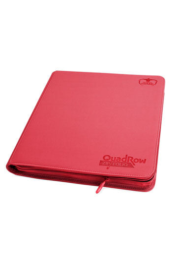 Ultimate Guard 12-Pocket QuadRow ZipFolio XenoSkin Red