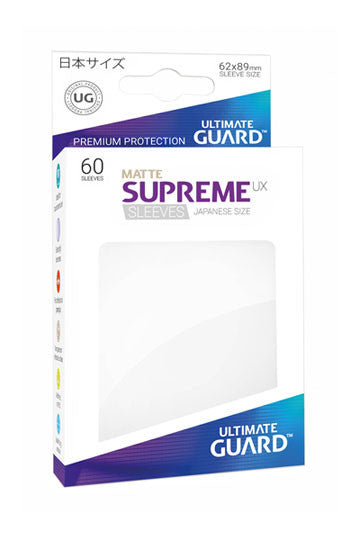 Ultimate Guard Supreme UX Sleeves Japanese Size Matte White (60) Comics Games And Coffee Ultimate Guard Supreme UX Sleeves Japanese Size Matte White (60) Comics Games And Coffee