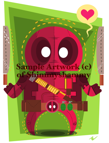 Deadpool Art Print by Shimmyshammy