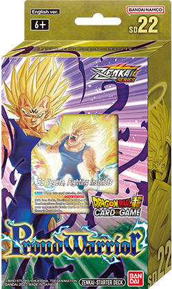 DRAGON BALL SUPER CARD GAME: PROUD WARRIOR STARTER DECK (SD22)