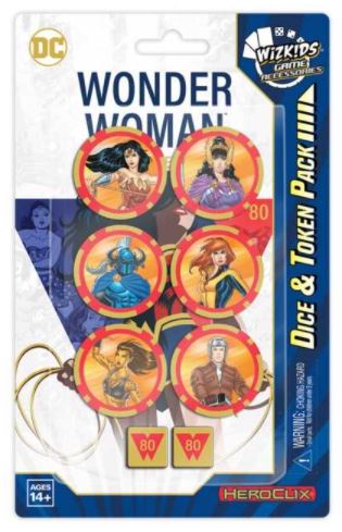 DC Comics HeroClix: Wonder Woman 80th Anniversary Dice and Token Pack
