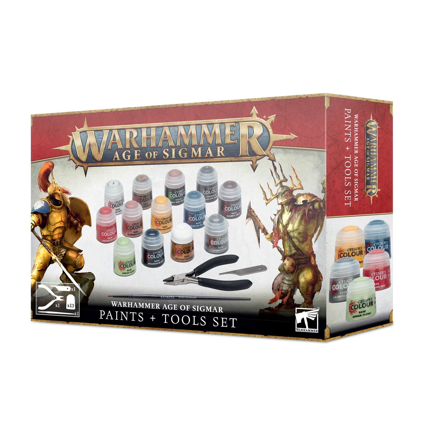 Age of Sigmar: Paint + Tools Set