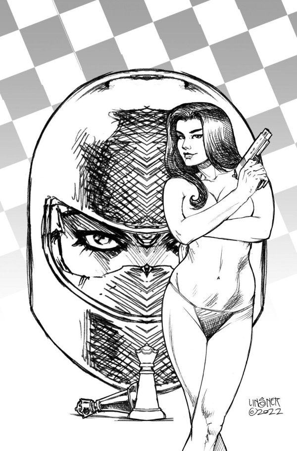 GUN HONEY BLOOD FOR BLOOD #1 5 COPY FOC INCV LINSNER SKETCH (MR)