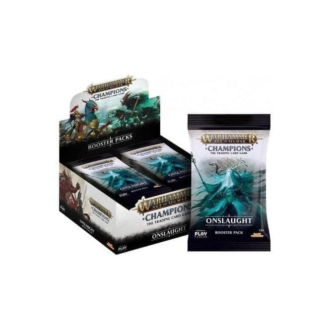 Warhammer Champions TCG : Onslaught Set Booster Box – Comics Games And  Coffee