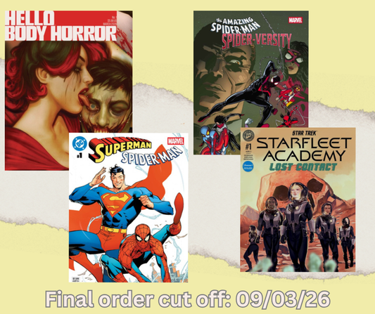 Our picks of the comics on final order cut off: 9 March 2026