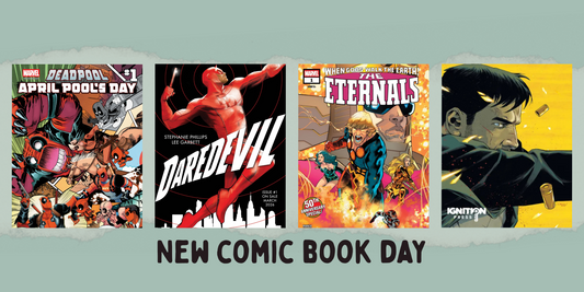 Freshly Pressed! New Comic Book Day 1st April 2026
