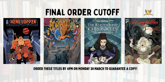Our picks of the comics on final order cut off: 30 March 2026