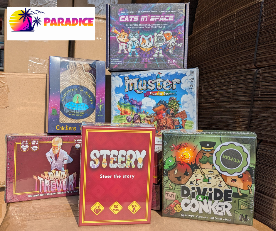 Our Haul of Indie Board Games from Paradice Board Game Convention 2026
