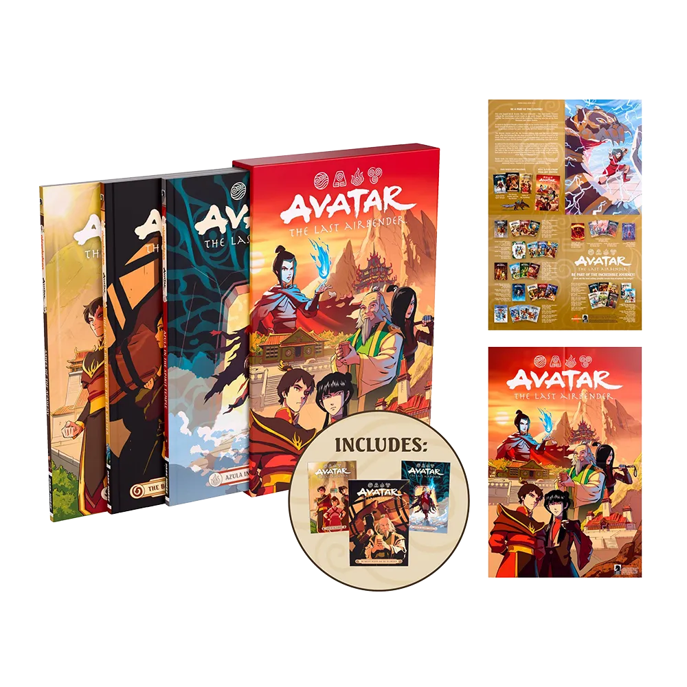 Avatar: The Last Airbender: Fire and Family Treasury Boxed Set
