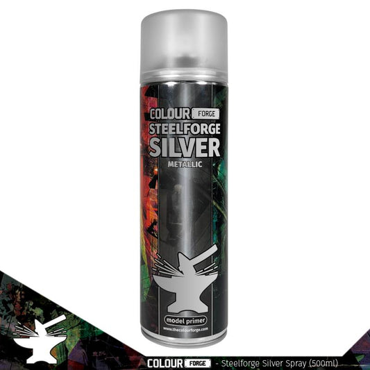 Colour Forge Steelforge Metallic Silver Spray 500ml