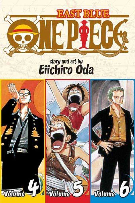 One Piece Graphic Novel Set Volume 4 5 & 6 East Blue