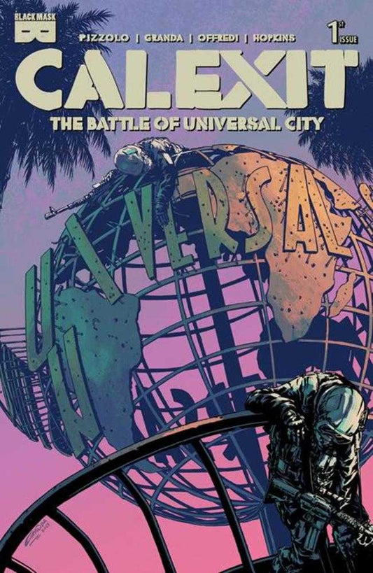 Calexit The Battle Of Universal City #1 (Of 3) Cover B C Granda Twilight Variant (Mature) Previously Solicited