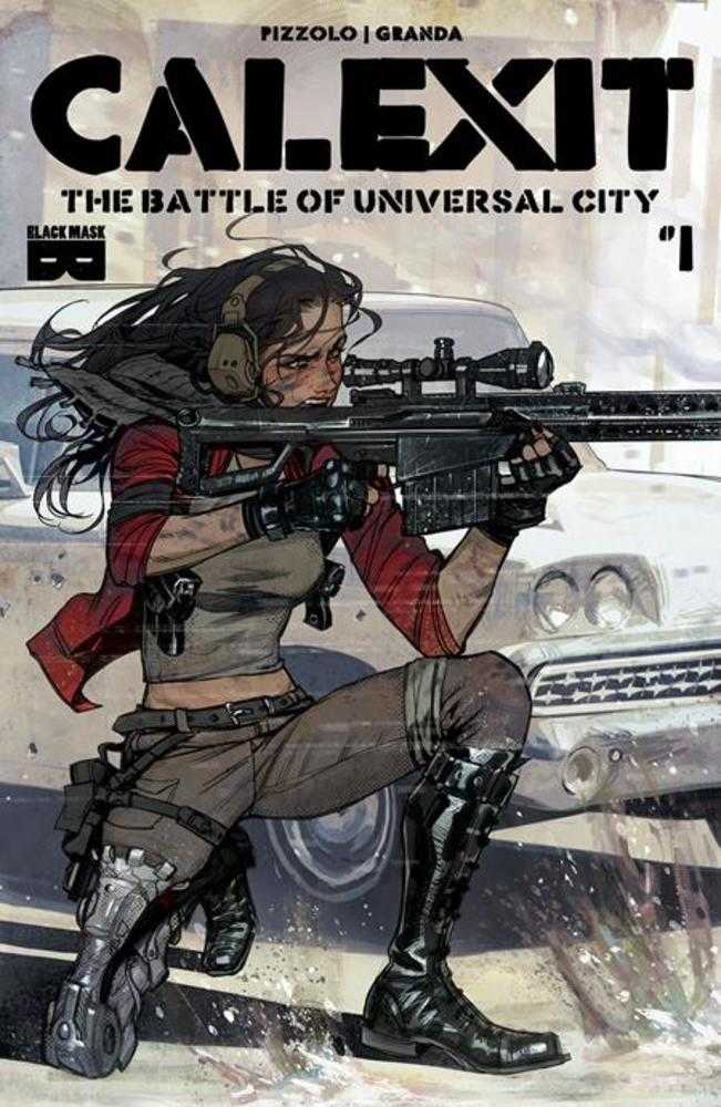 Calexit The Battle Of Universal City #1 (Of 3) Cover D Inc 1:5 Duski Loveless Variant (Mature) Previously Solicited