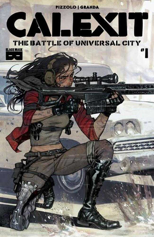 Calexit The Battle Of Universal City #1 (Of 3) Cover D Inc 1:5 Duski Loveless Variant (Mature) Previously Solicited