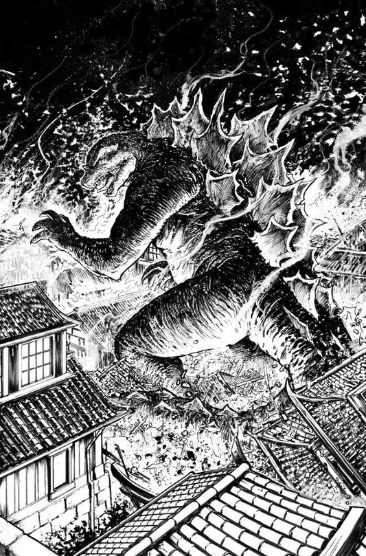 Godzilla: Here There Be Dragons II--Sons Of Giants #1 Variant Ri (10) (Smith Black & White)