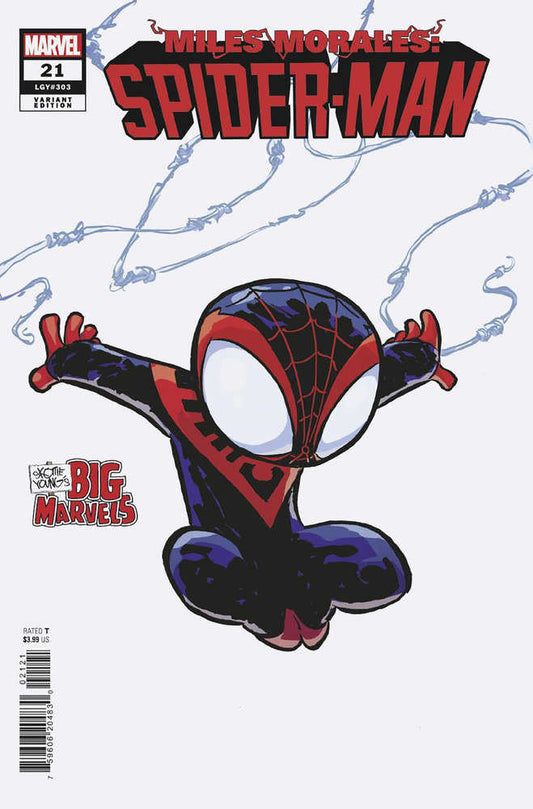 Miles Morales Spider-Man #21 Young Big Marvel Variant