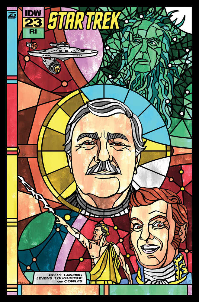 Star Trek #23 10 Copy Lendl Stained Glass Connect Variant