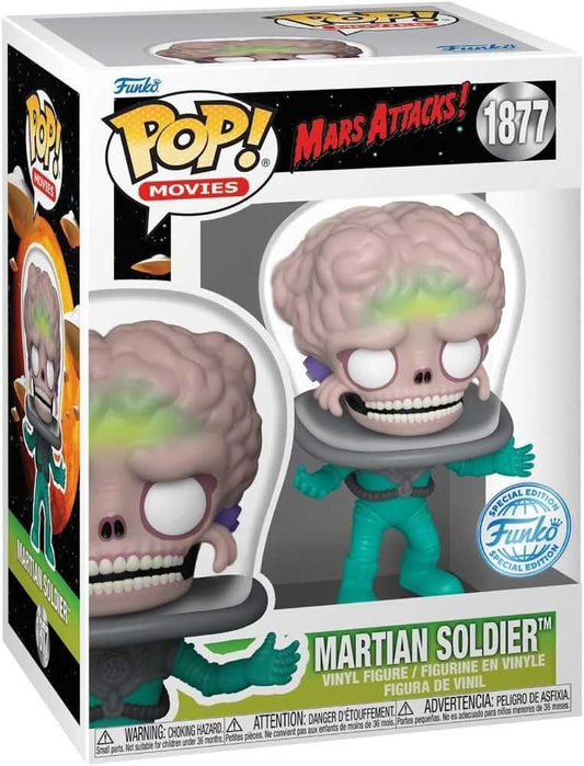 Pop Movies Mars Attacks Soldier W Ch Gw Spc Figure