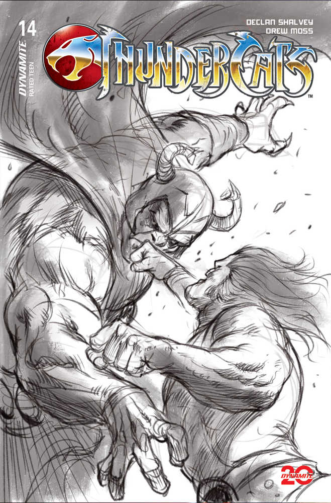 Thundercats #14 Cover O 10 Copy Variant Edition Parrillo Black & White