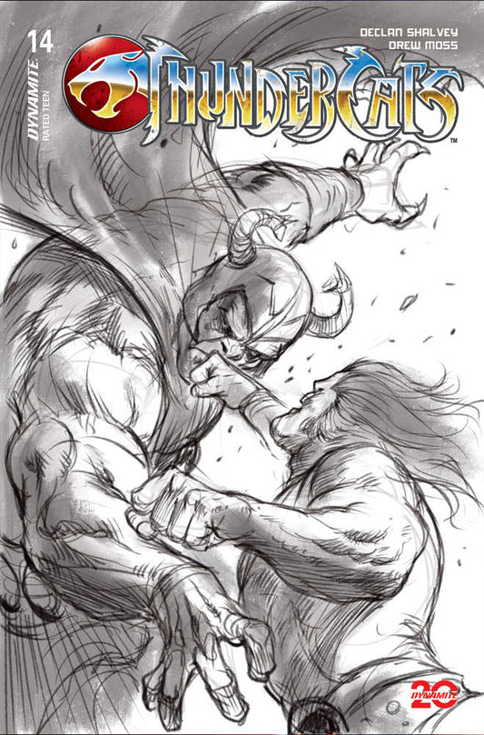 Thundercats #14 Cover O 10 Copy Variant Edition Parrillo Black & White
