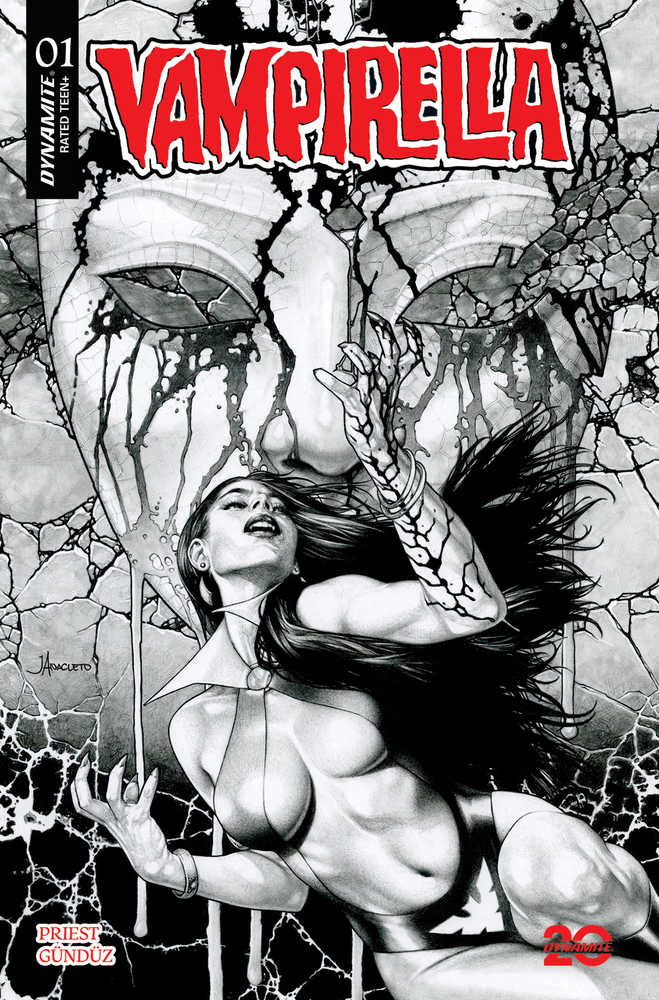 Vampirella (2025) #1 Cover O 15 Copy Anacleto Black & White