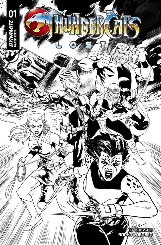 Thundercats Lost #1 Cover U 7 Copy Foc Variant Edition Lobosco Line Art (