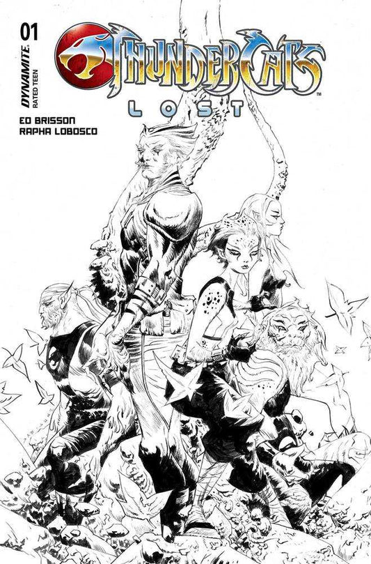 Thundercats Lost #1 Cover V 7 Copy Foc Variant Edition Lee Line Art
