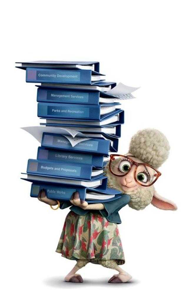 Zootopia #6 Cover F 1 in 10 Movie Characters Full Art Variant