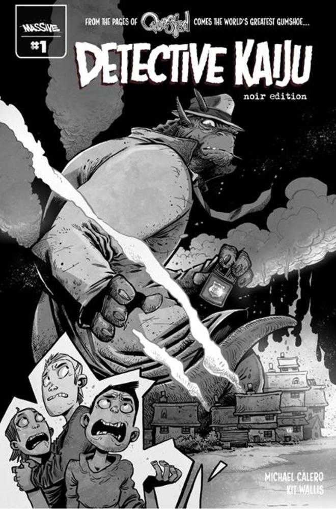 Detective Kaiju #1 (Of 4) Cover G Kit Wallis Noir Edition