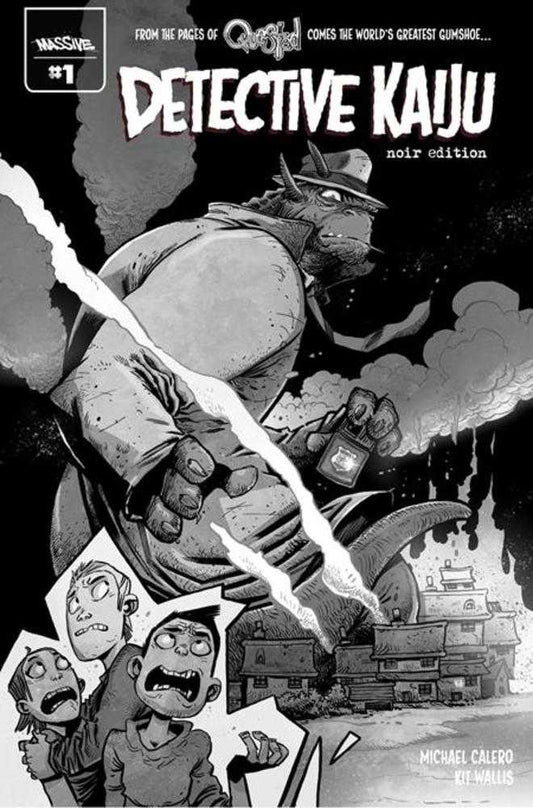 Detective Kaiju #1 (Of 4) Cover G Kit Wallis Noir Edition