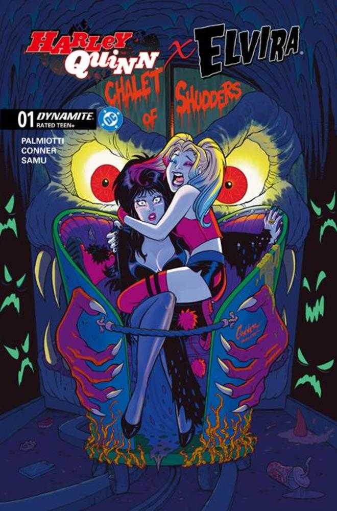 Harley Quinn X Elvira #1 Cover M 1 in 10 Amanda Conner Original Variant