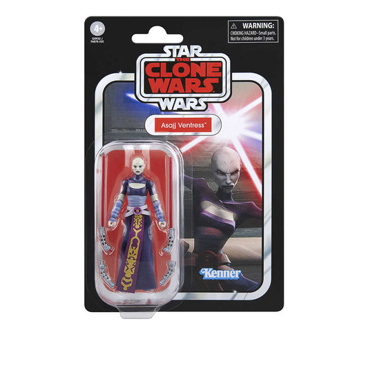Star Wars Vintage 3-3/4in Cw Asajj Ventress Action Figure