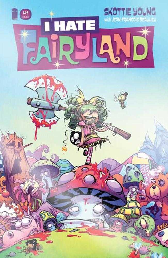 I Hate Fairyland #1 Facsimile Edition Cover B Skottie Young Foil Variant (Mature)