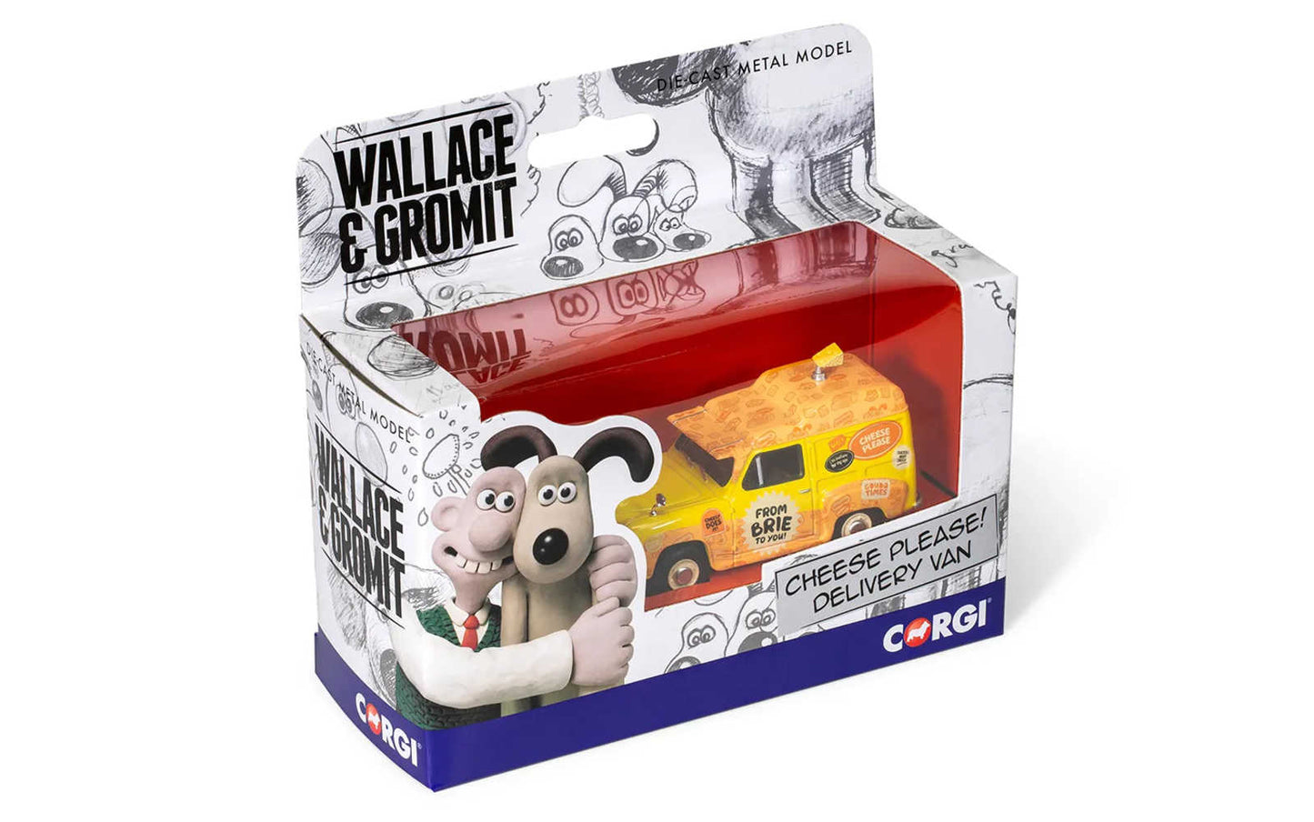Corgi Wallace & Gromit Cheese Please Delivery Van Die-Cast (