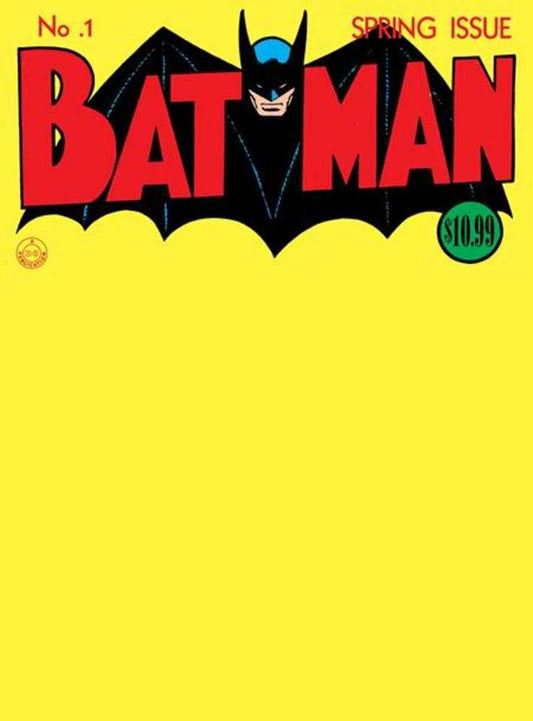 Batman (1940) #1 Facsimile Edition Cover C Blank Variant
