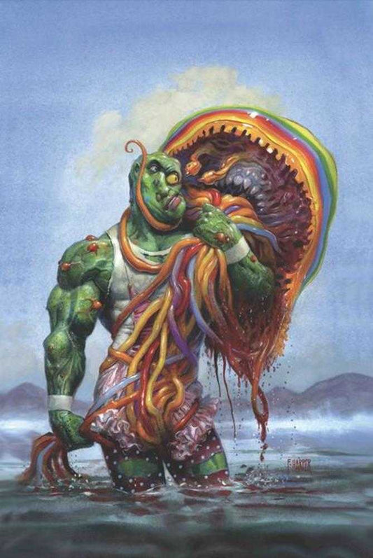 Toxic Avenger Comics #4 Cover C Fred Harper With Exclusive Trading Card By Tba Variant (Mature)